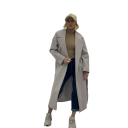 cappotto lungo con cintura bonita